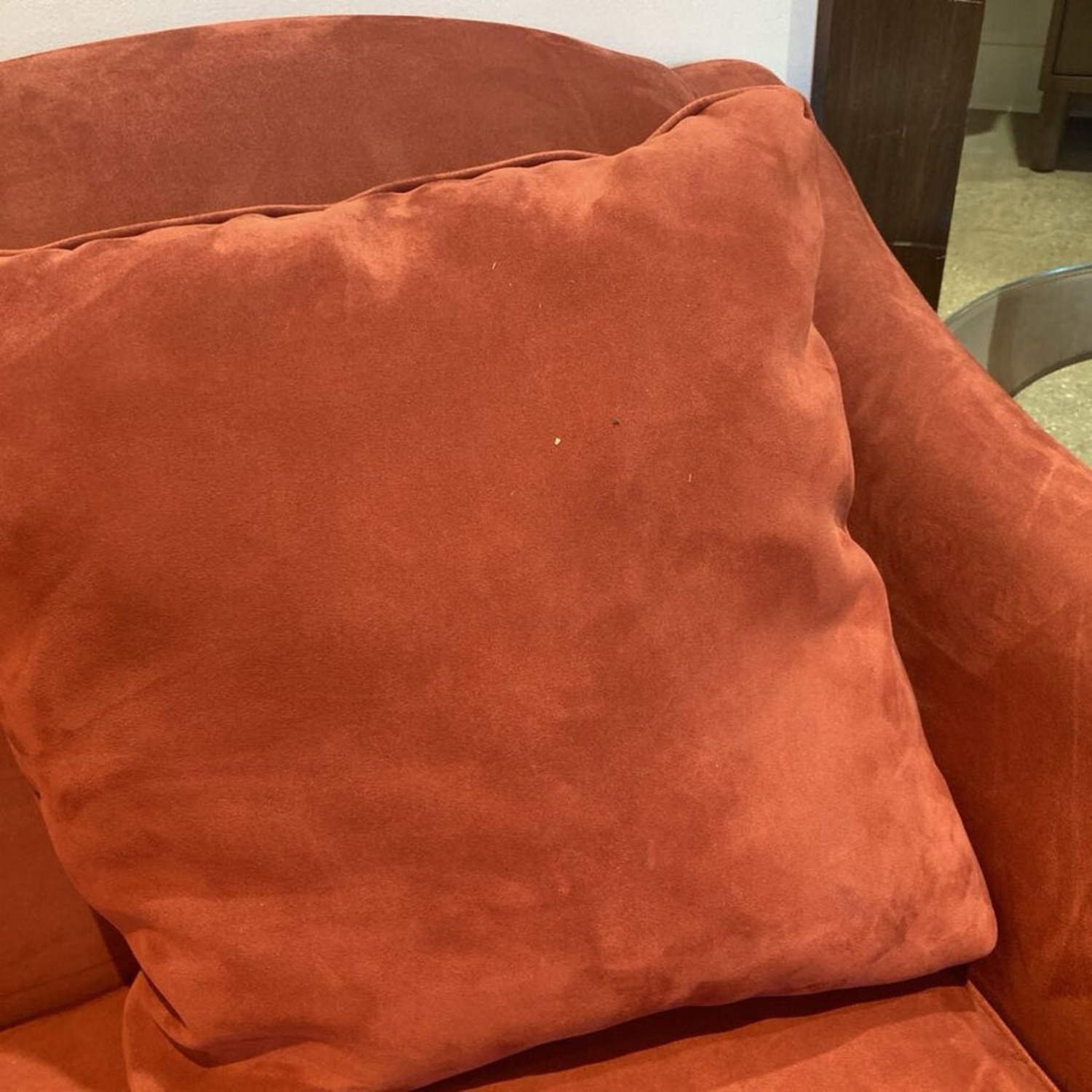 Bauhaus Double Arched Back Mircofiber Sofa - image-6