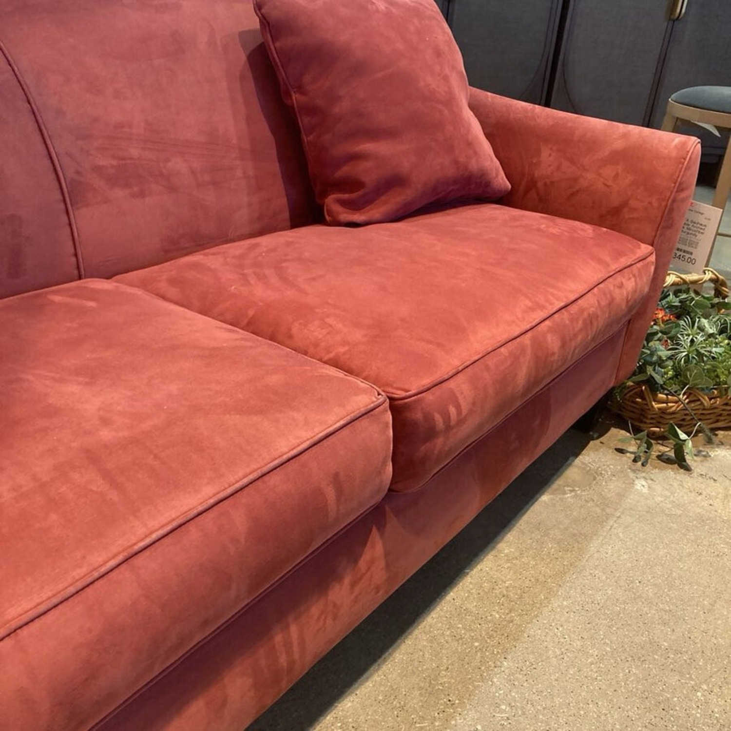 Bauhaus Double Arched Back Mircofiber Sofa - image-9