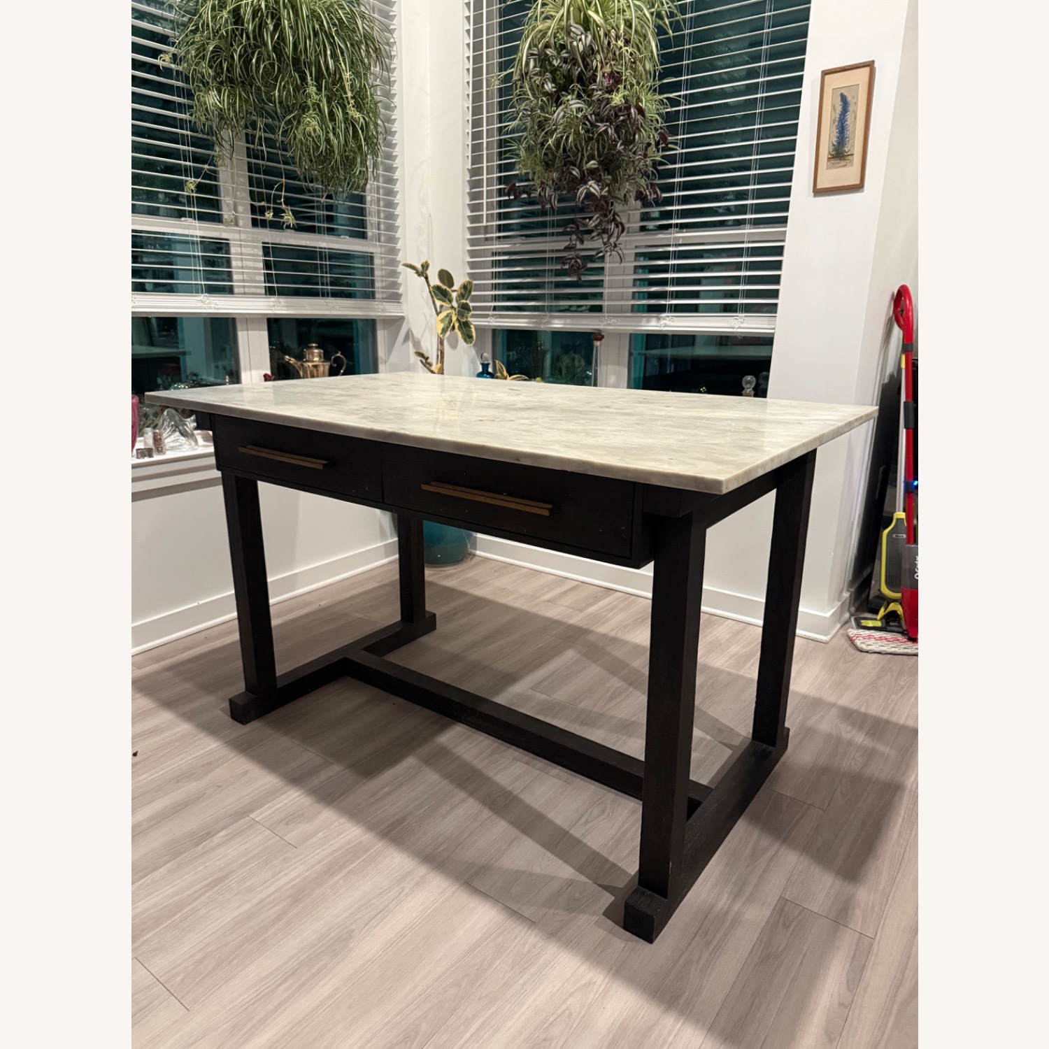 West Elm Richell 4-Drawer Bar Table (60") - image-1