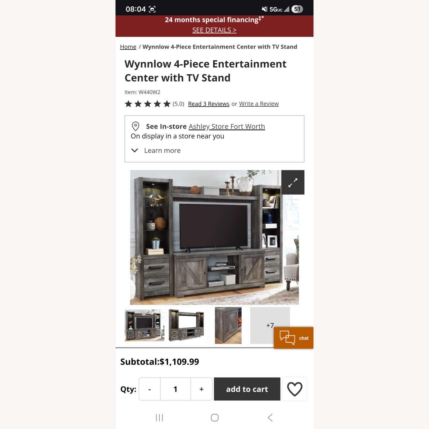 Wynnlow 4-Piece Entertainment Center with TV Stand - image-1