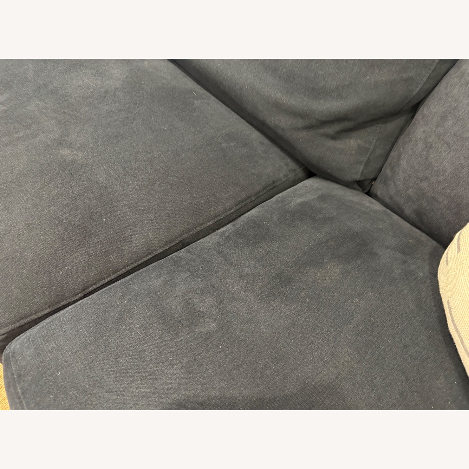 Jennifer Convertibles Blue 2 Piece Sectional - image-5