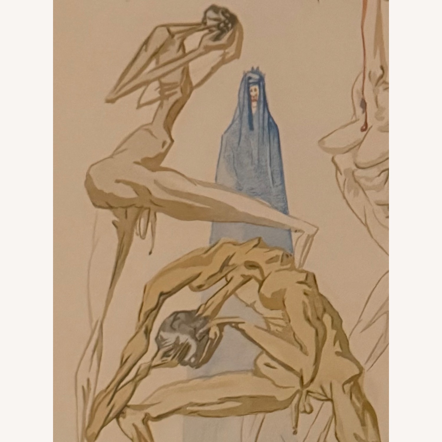 Salvador Dali Inhabitants of Prado Signed Litho - image-3