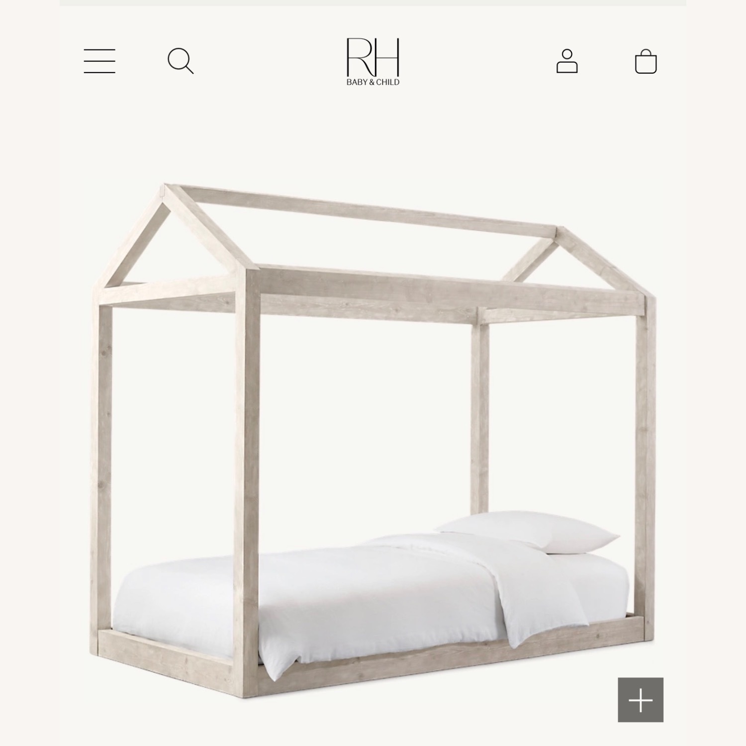 Restoration Hardware Child House Bed - image-3