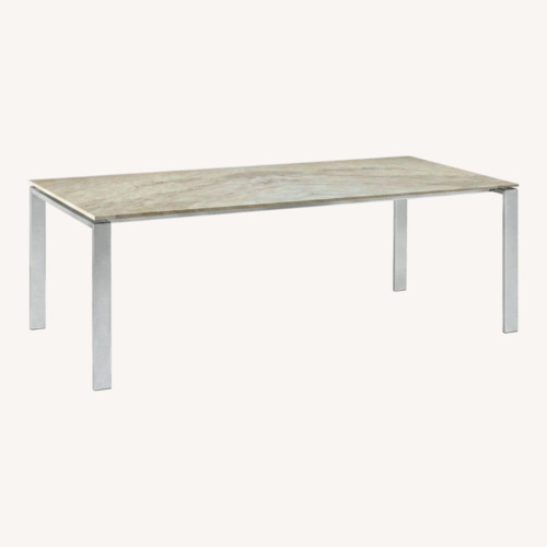 Used Room & Board Rand White Ceramic Dining Table for sale on AptDeco