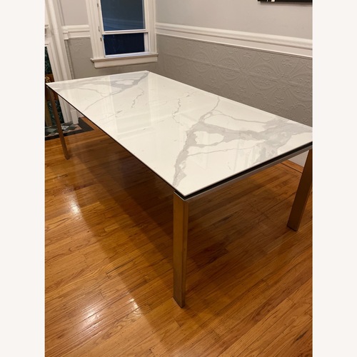 Used Room & Board Rand White Ceramic Dining Table for sale on AptDeco