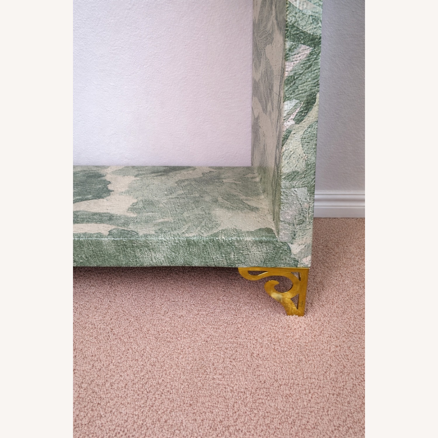 Green Baroque Woodlands & Birds Scene Table - image-4