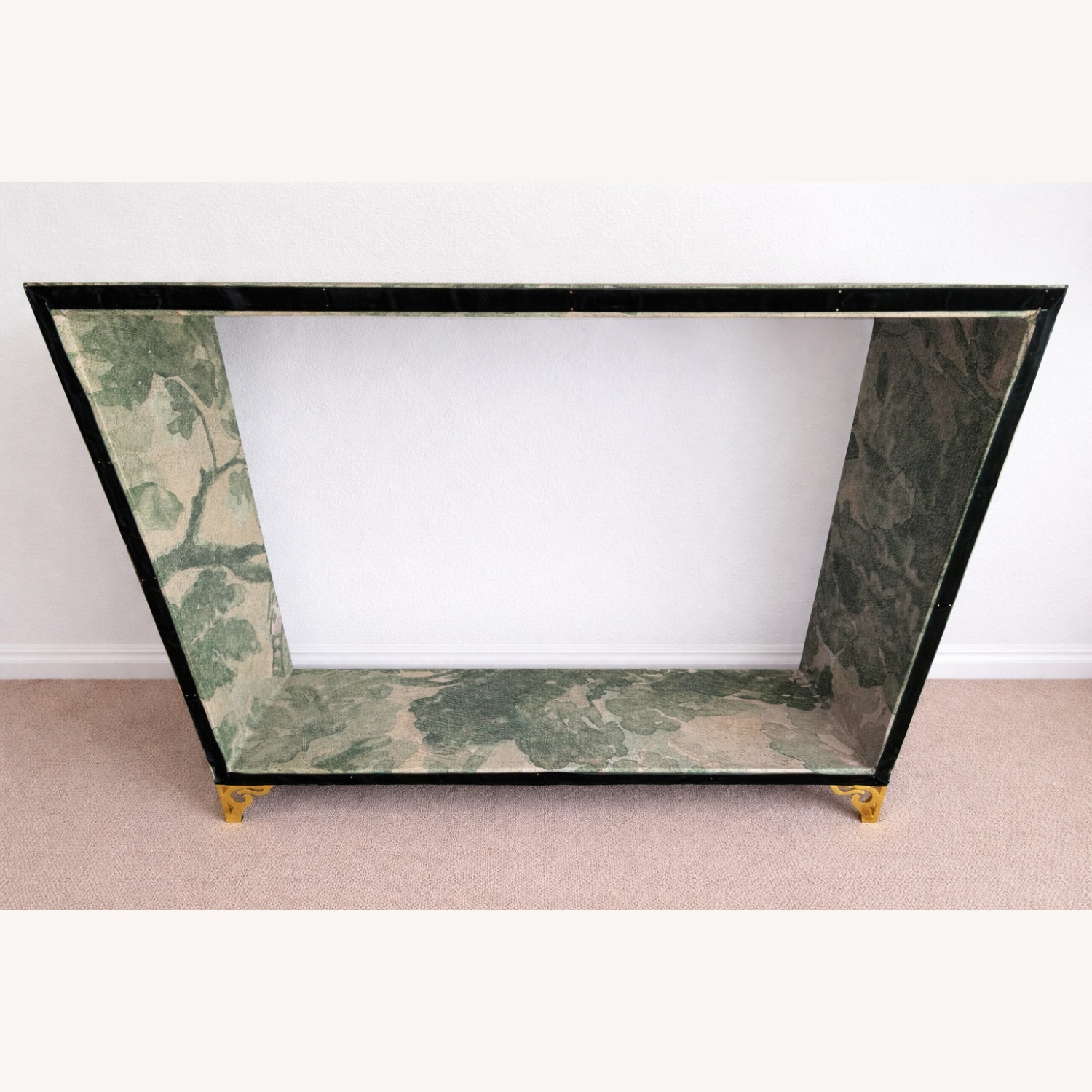 Green Baroque Woodlands & Birds Scene Table - image-5