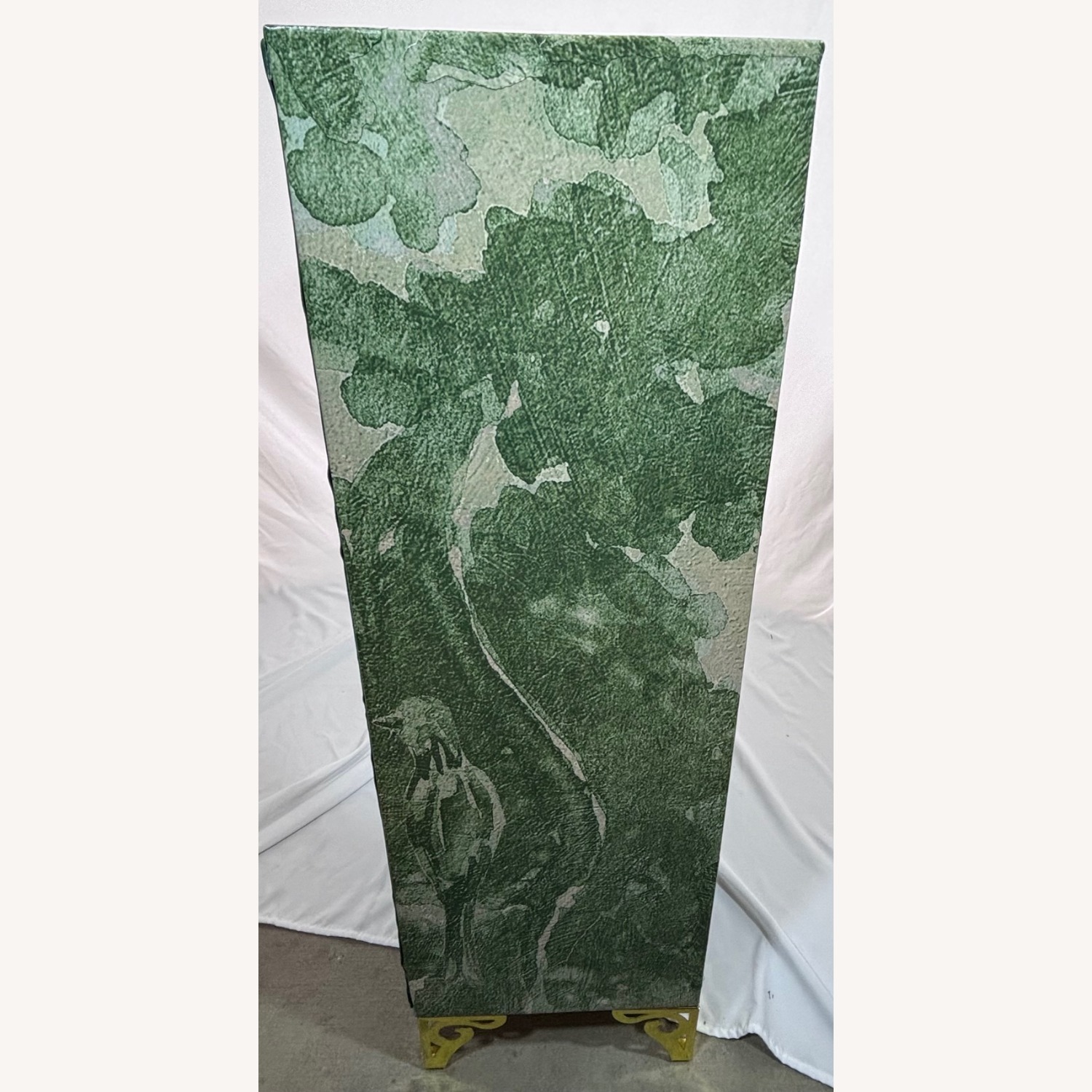 Green Baroque Woodlands & Birds Scene Table - image-3