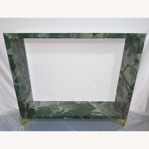 Used Green Baroque Woodlands & Birds Scene Table for sale on AptDeco