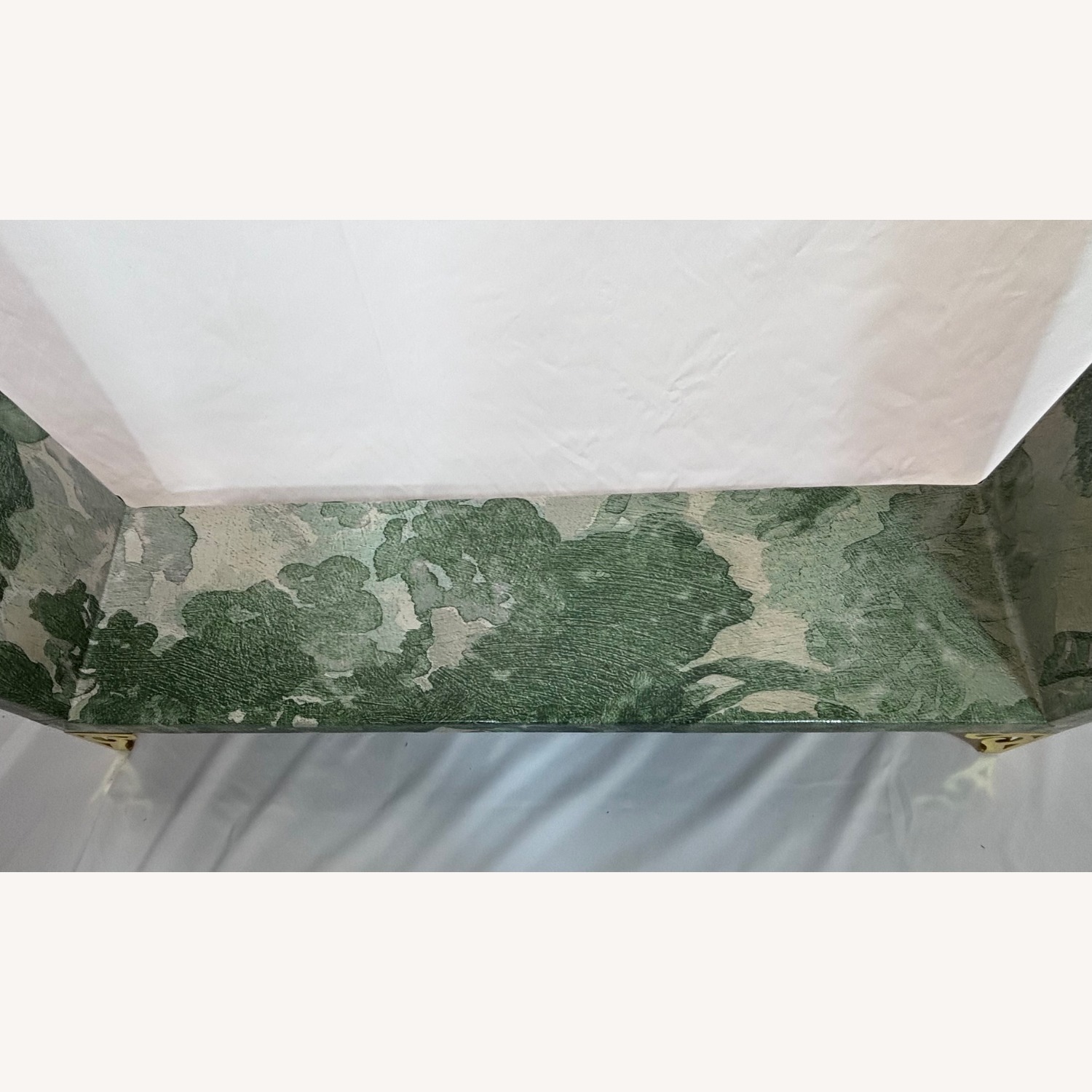 Green Baroque Woodlands & Birds Scene Table - image-8