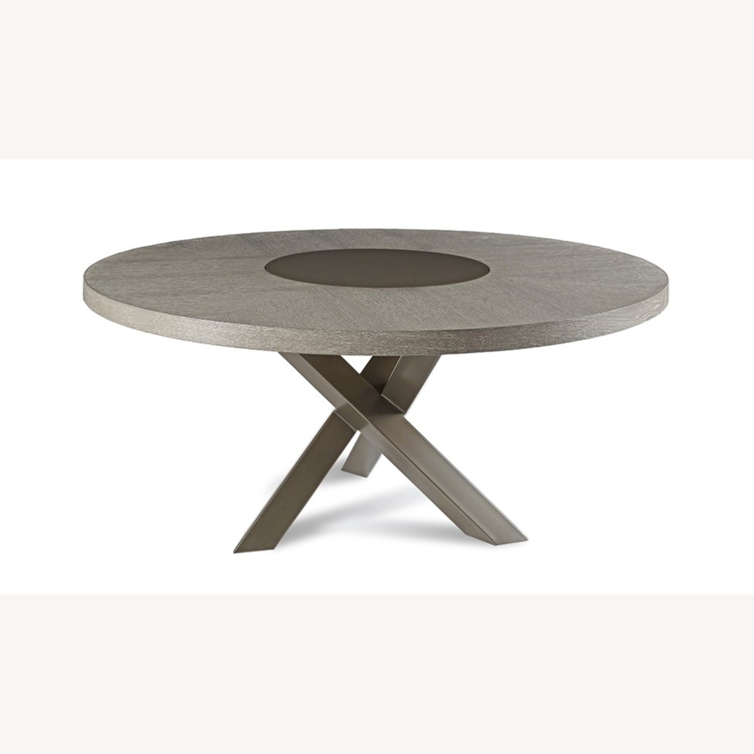 Berman Rosetti Light Gray Wood Dining Table - image-4