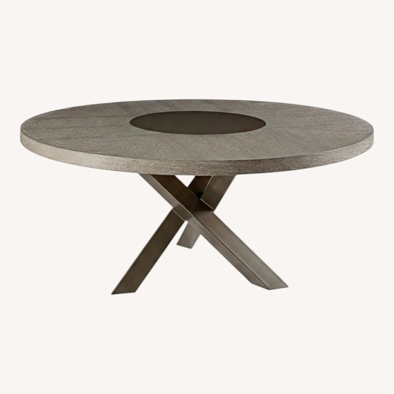 Berman Rosetti Light Gray Wood Dining Table - image-0