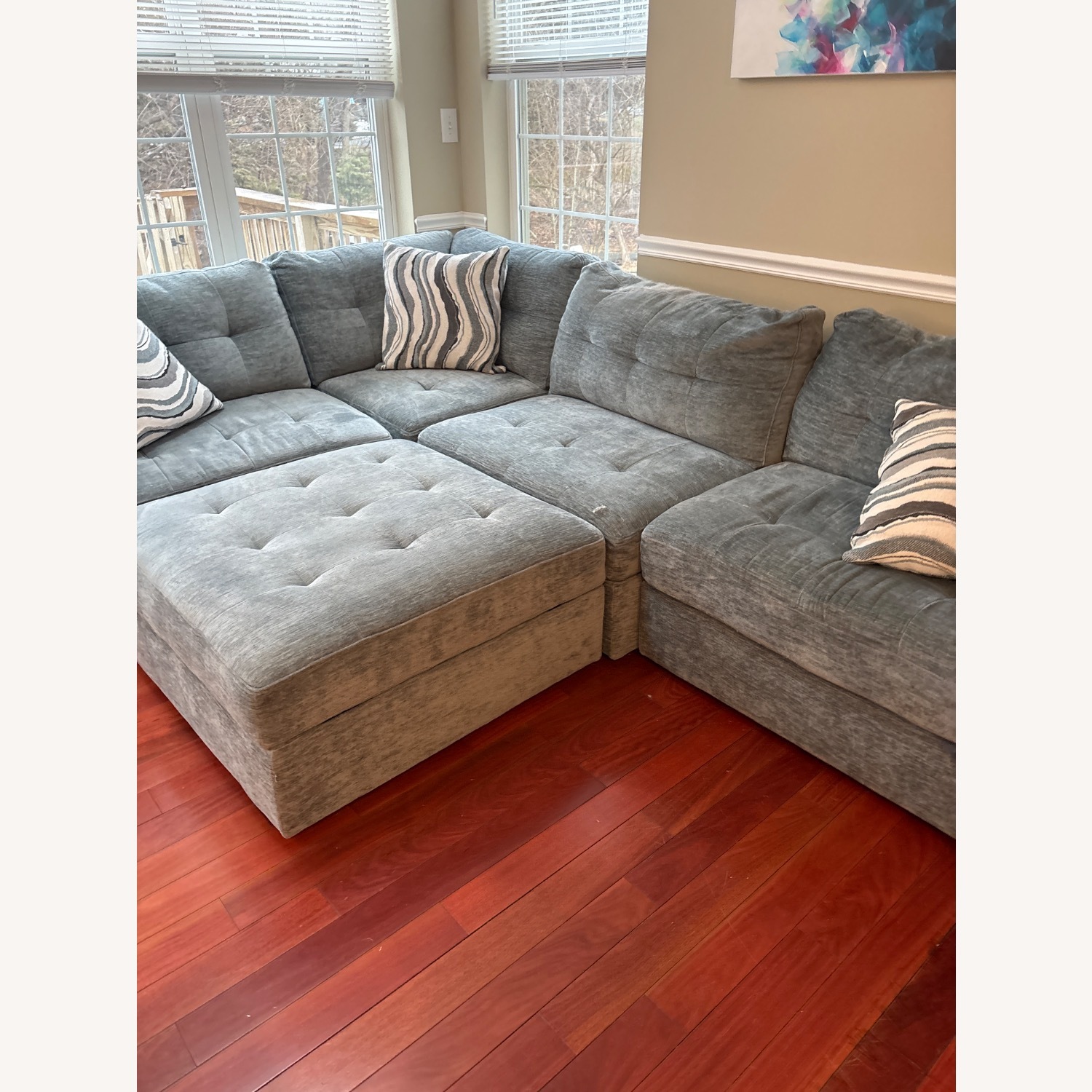 Blue Sectional  - image-1