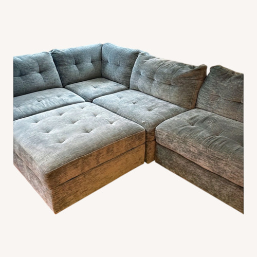 Used Blue Sectional  for sale on AptDeco