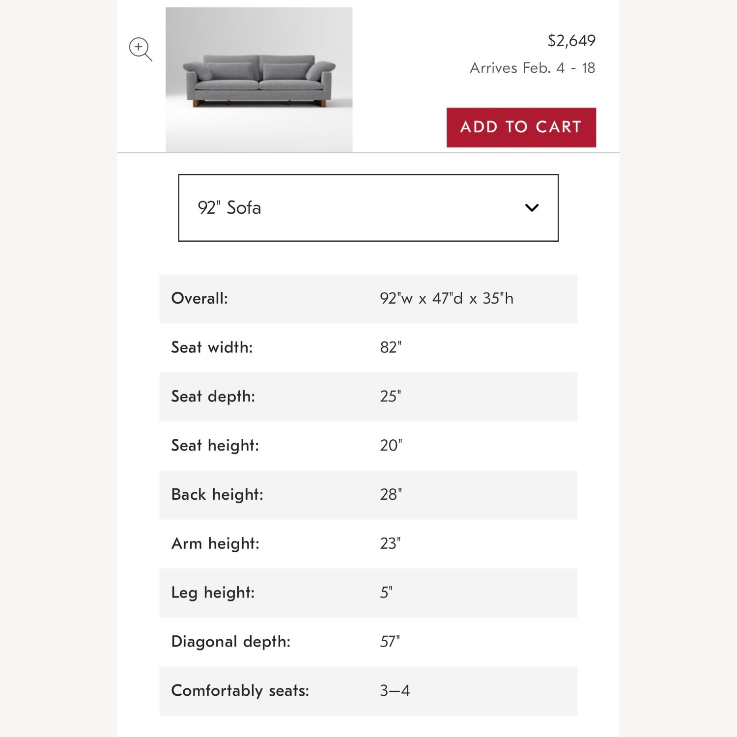 West Elm Dark Gray Velvet 3+ Piece Sectional - image-6