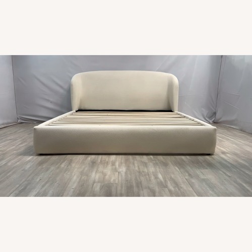 Used Castlery Auburn Bouclé Storage King Size Bed for sale on AptDeco