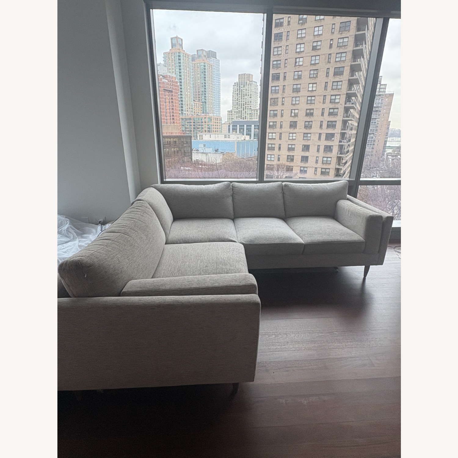 Benchmade - Custom Light Gray 2 Piece Sectional - image-3