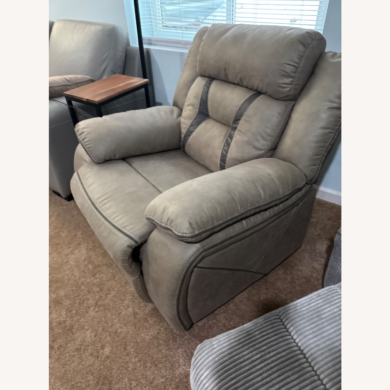 Bob's Discount Furniture Light Brown Recliner - image-2