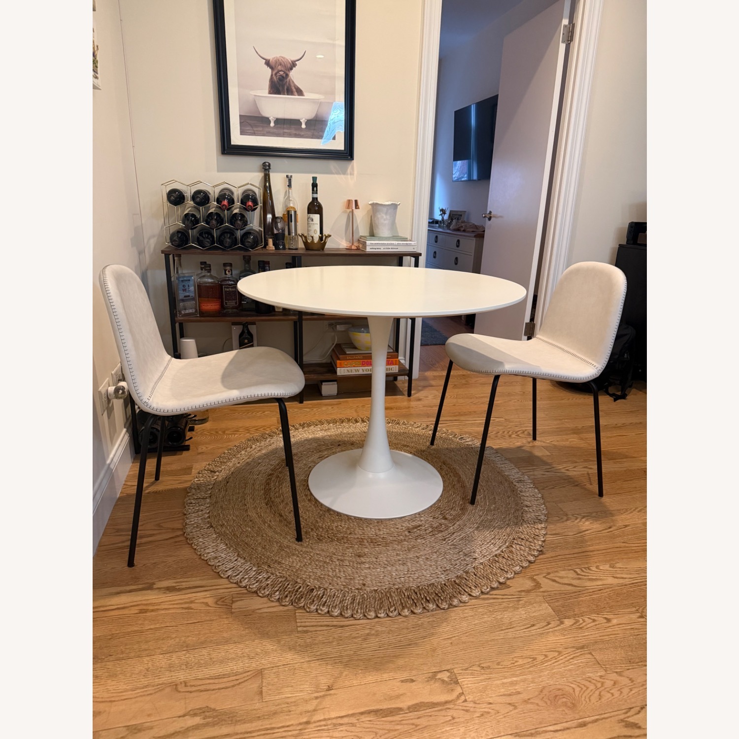 White Dining Set - image-1