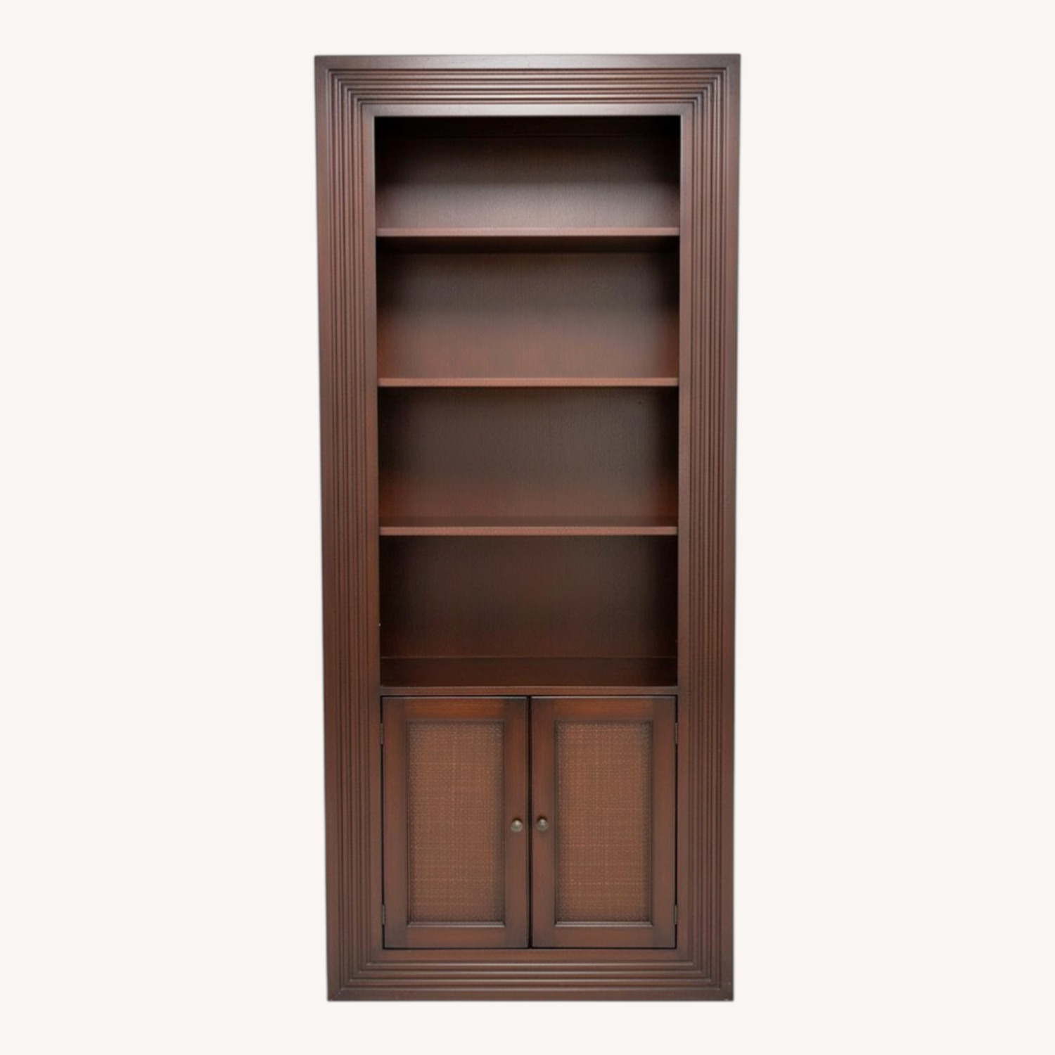 Macy's Dark Brown Wood Bookcase - image-0