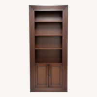 Macy's Dark Brown Wood Bookcase