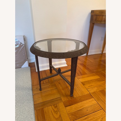 Used Vintage/Antique Finds Iron Side Table for sale on AptDeco