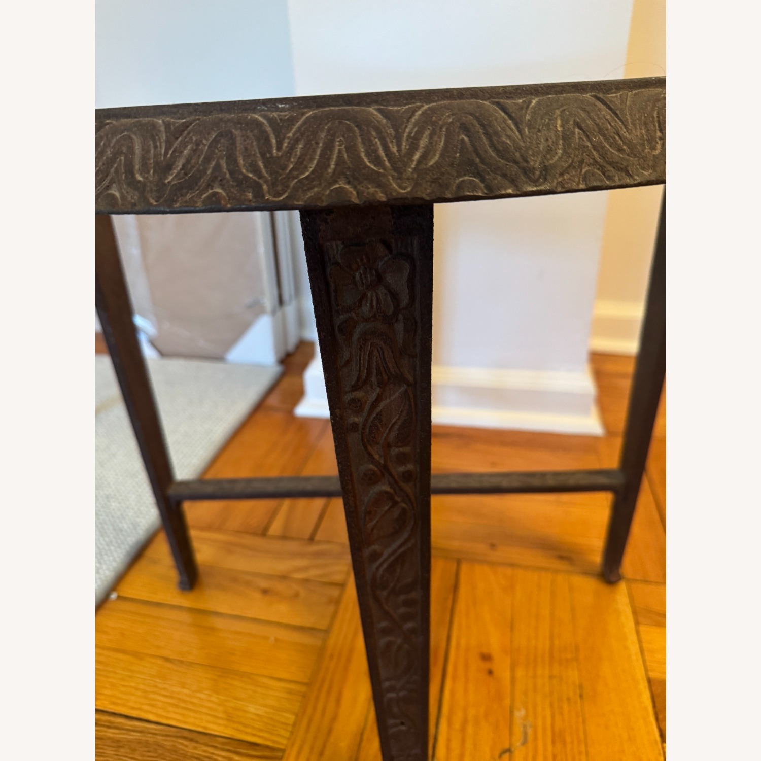 Vintage/Antique Finds Iron Side Table - image-3