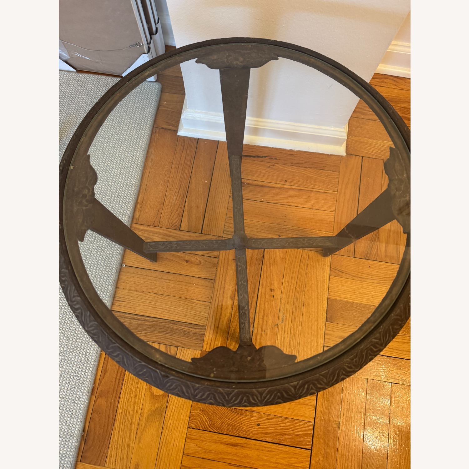 Vintage/Antique Finds Iron Side Table - image-2