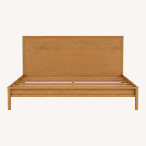 Used Room & Board Emerson Natural Wood King Bed for sale on AptDeco