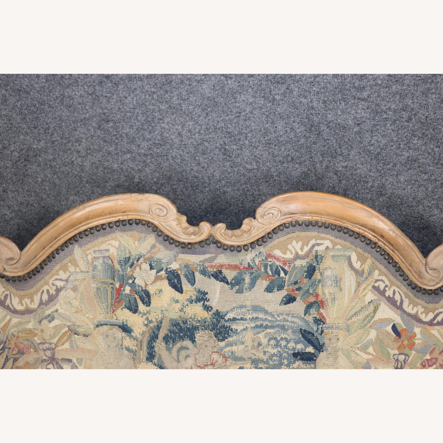 18th Century French Louis XV Needlepoint Settee  - image-14