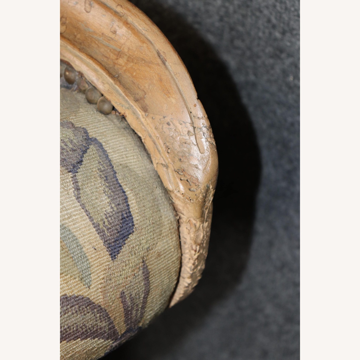 18th Century French Louis XV Needlepoint Settee  - image-1