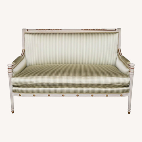 Used Vintage French Louis XVI Directoire Style Settee for sale on AptDeco