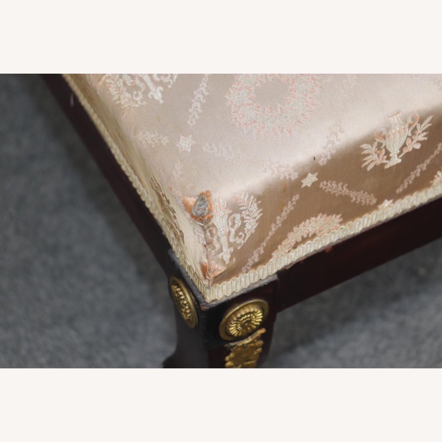 19th Century Ormolu French Empire Chaise Lounge - image-1