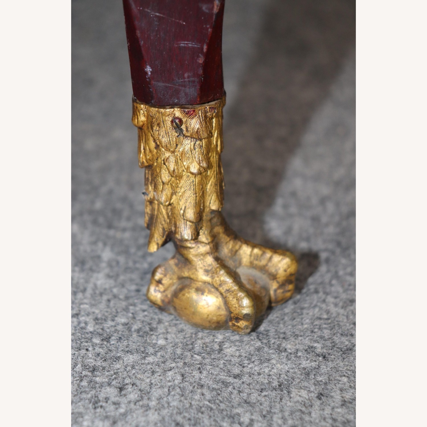 19th Century Ormolu French Empire Chaise Lounge - image-4