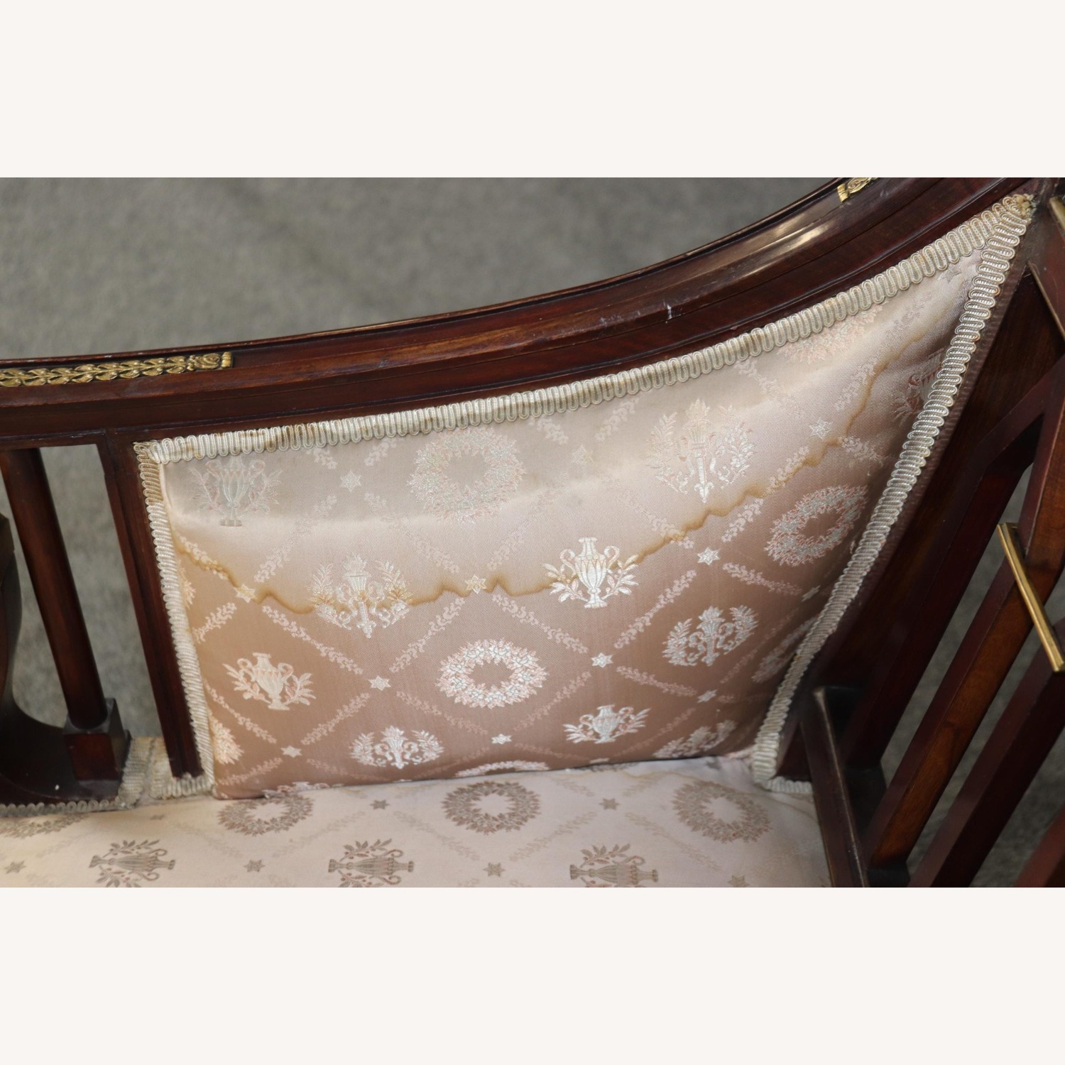 19th Century Ormolu French Empire Chaise Lounge - image-2