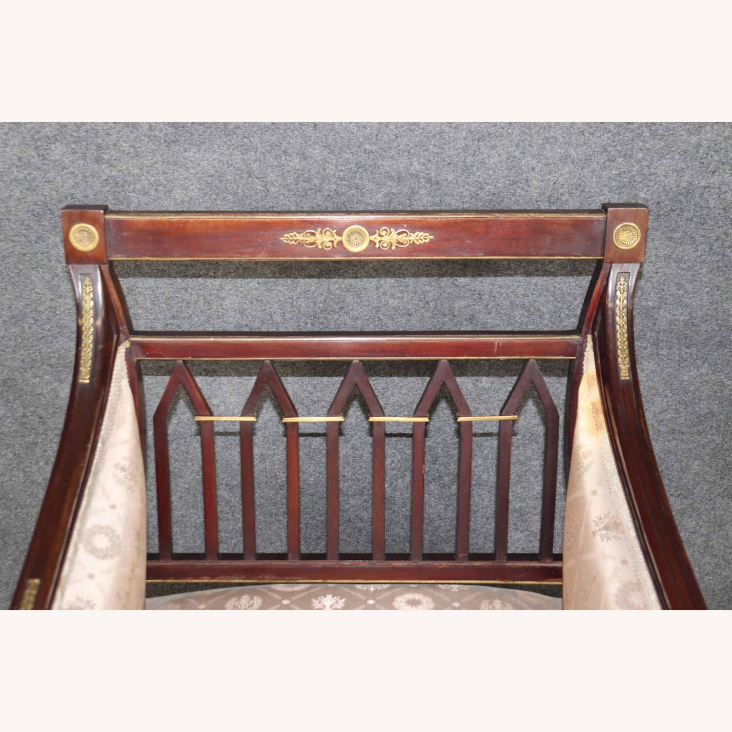 19th Century Ormolu French Empire Chaise Lounge - image-3