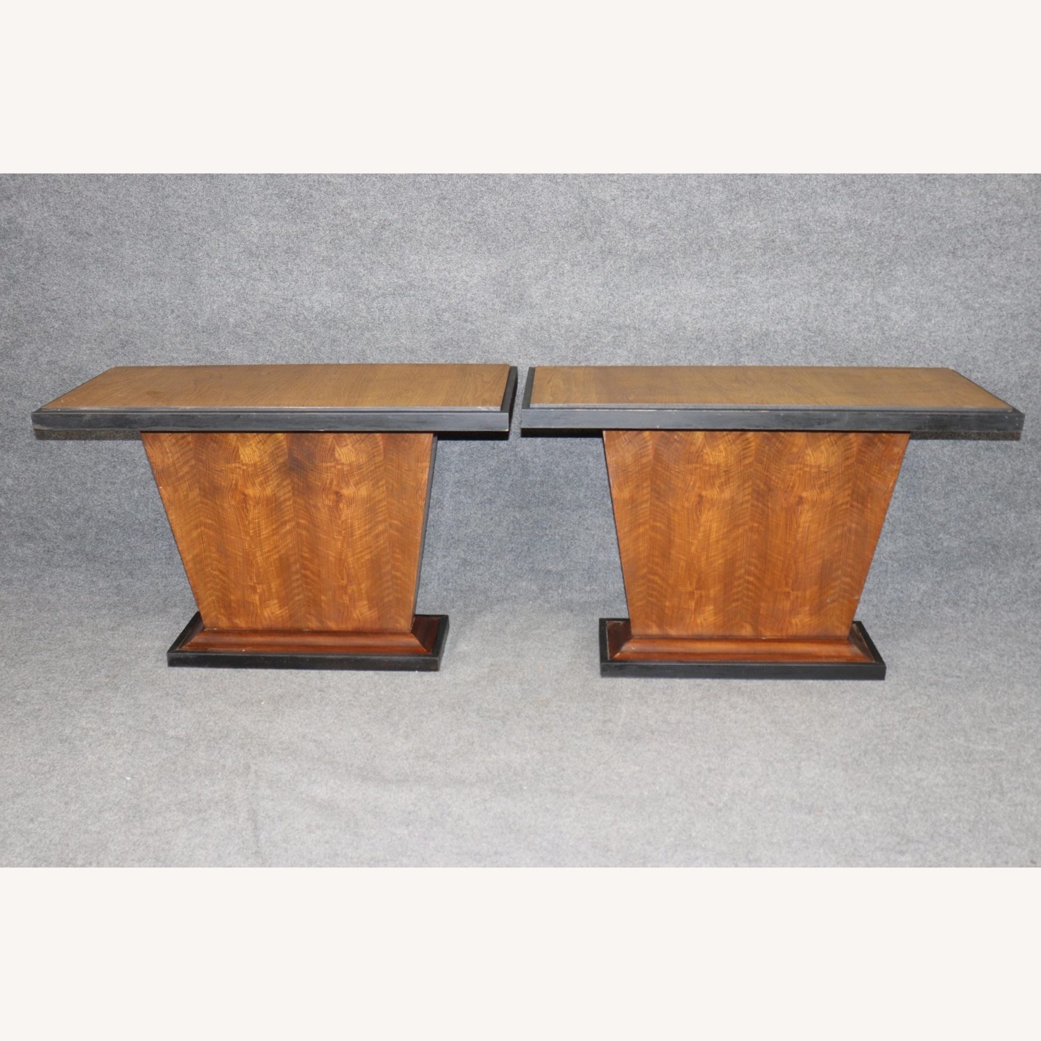 Antique Pair of Ruhlmann Style Sofa Tables - image-10