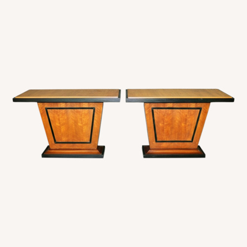 Used Antique Pair of Ruhlmann Style Sofa Tables for sale on AptDeco