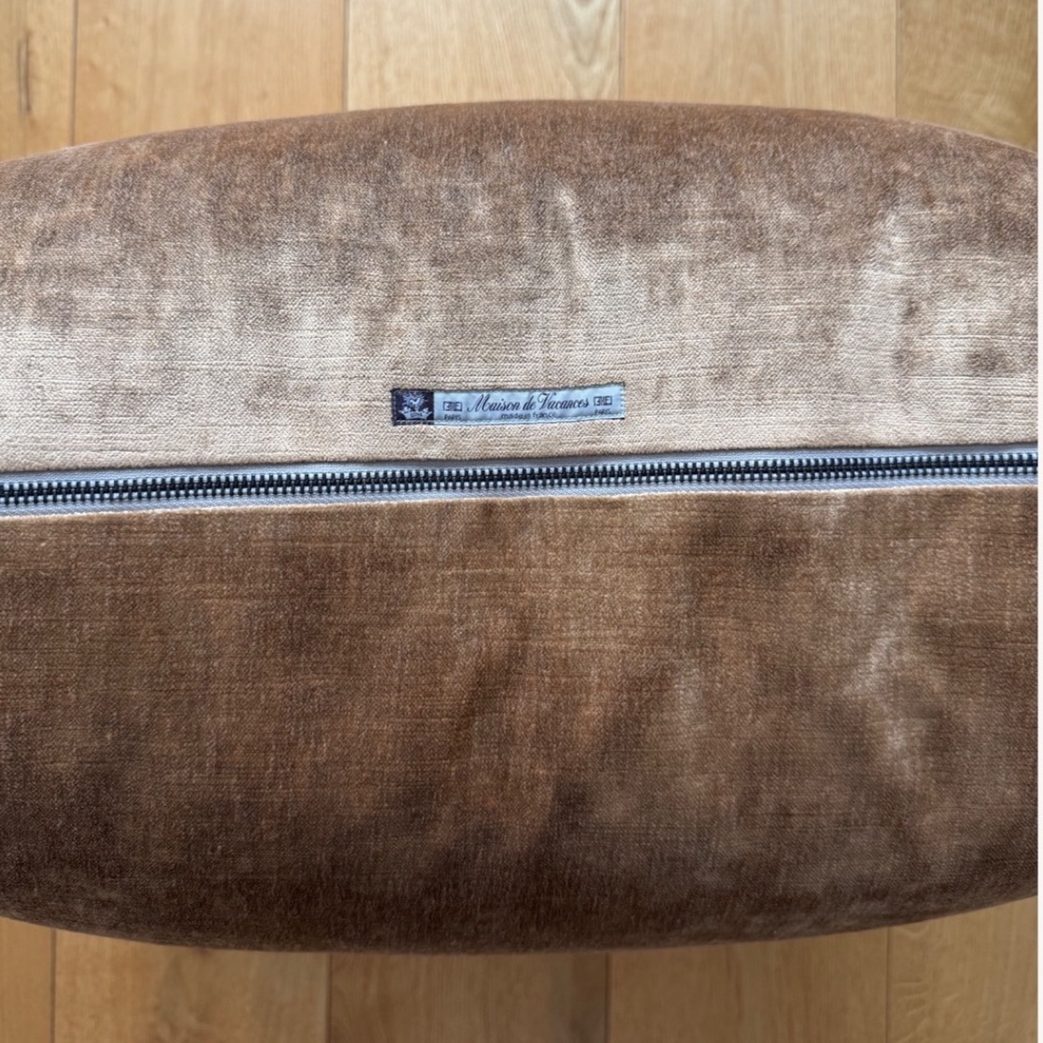 Maison de Vacances Bronze Velvet Pillow - image-4