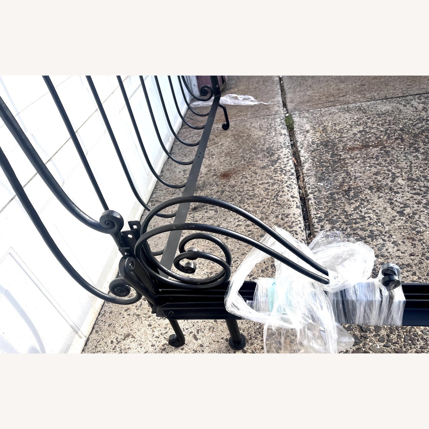 Wrought Iron Full Bed - image-2