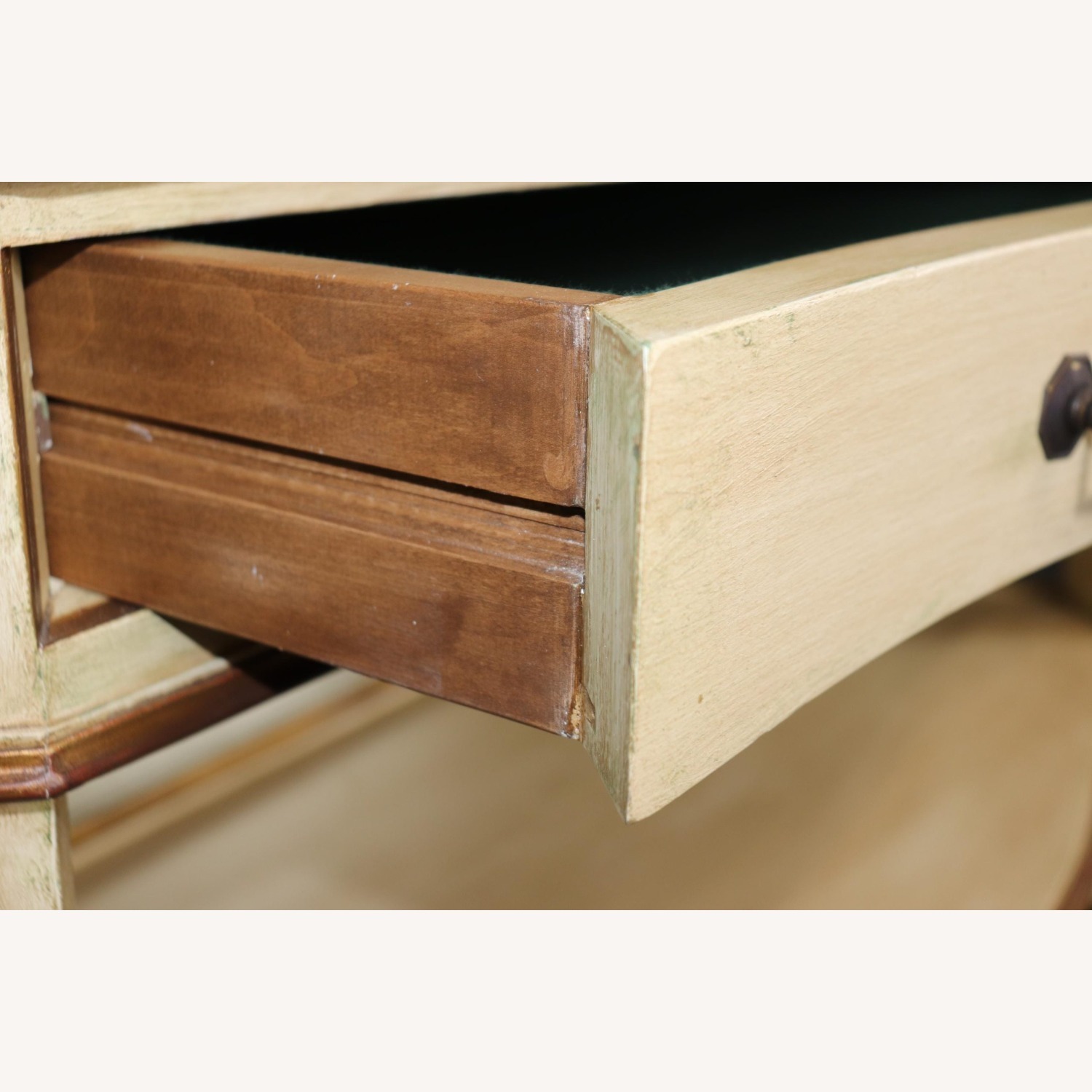 Vintage Faux Marble Top Console Tables - image-2