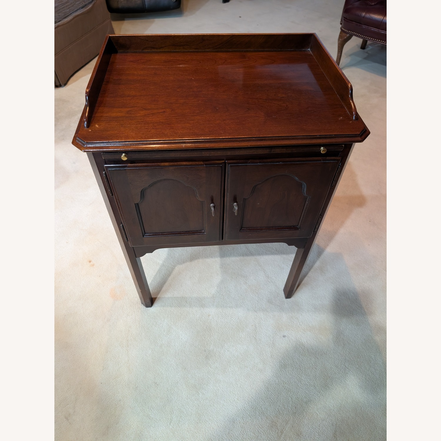 Drexel Dark Brown Wood Nightstands - image-7