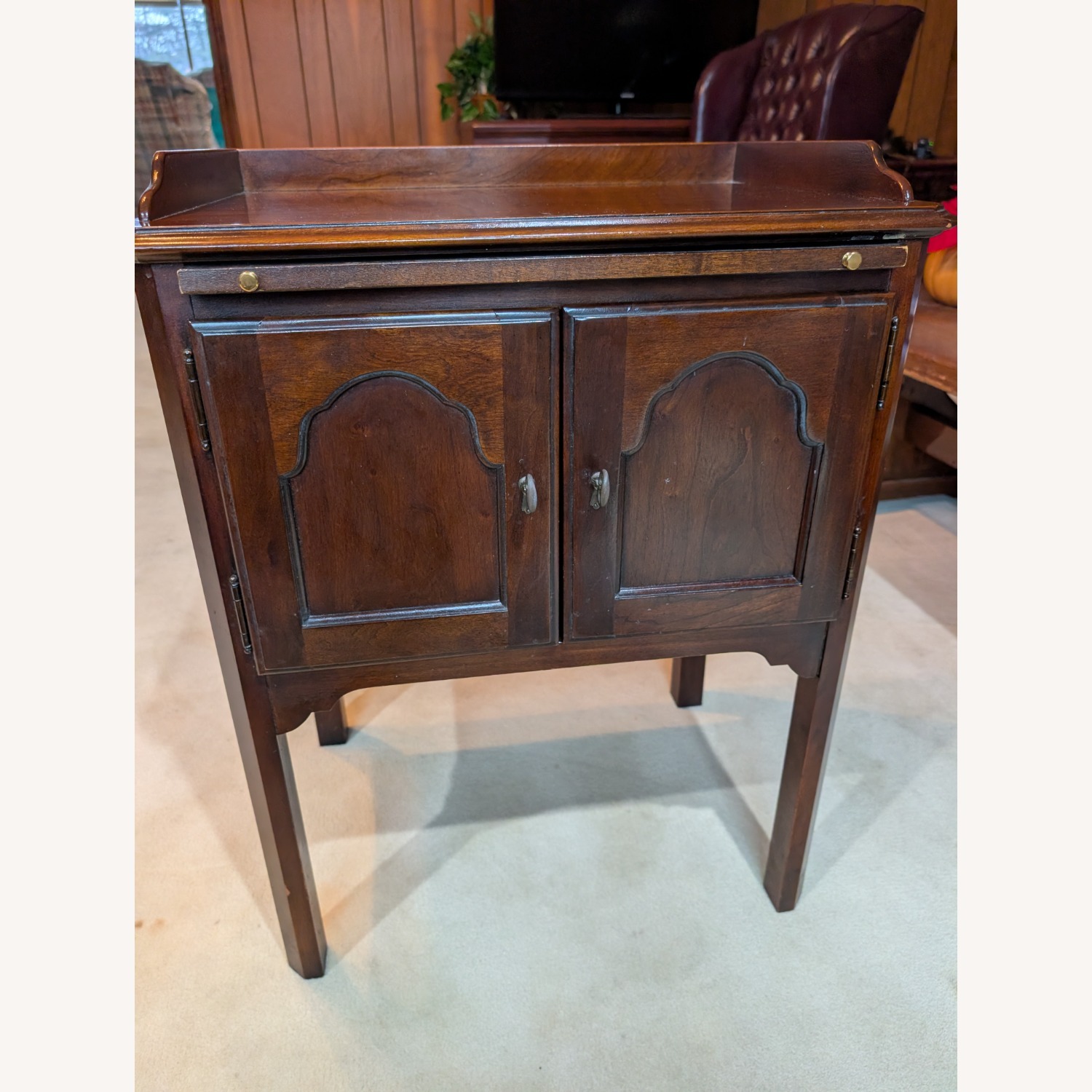 Drexel Dark Brown Wood Nightstands - image-6