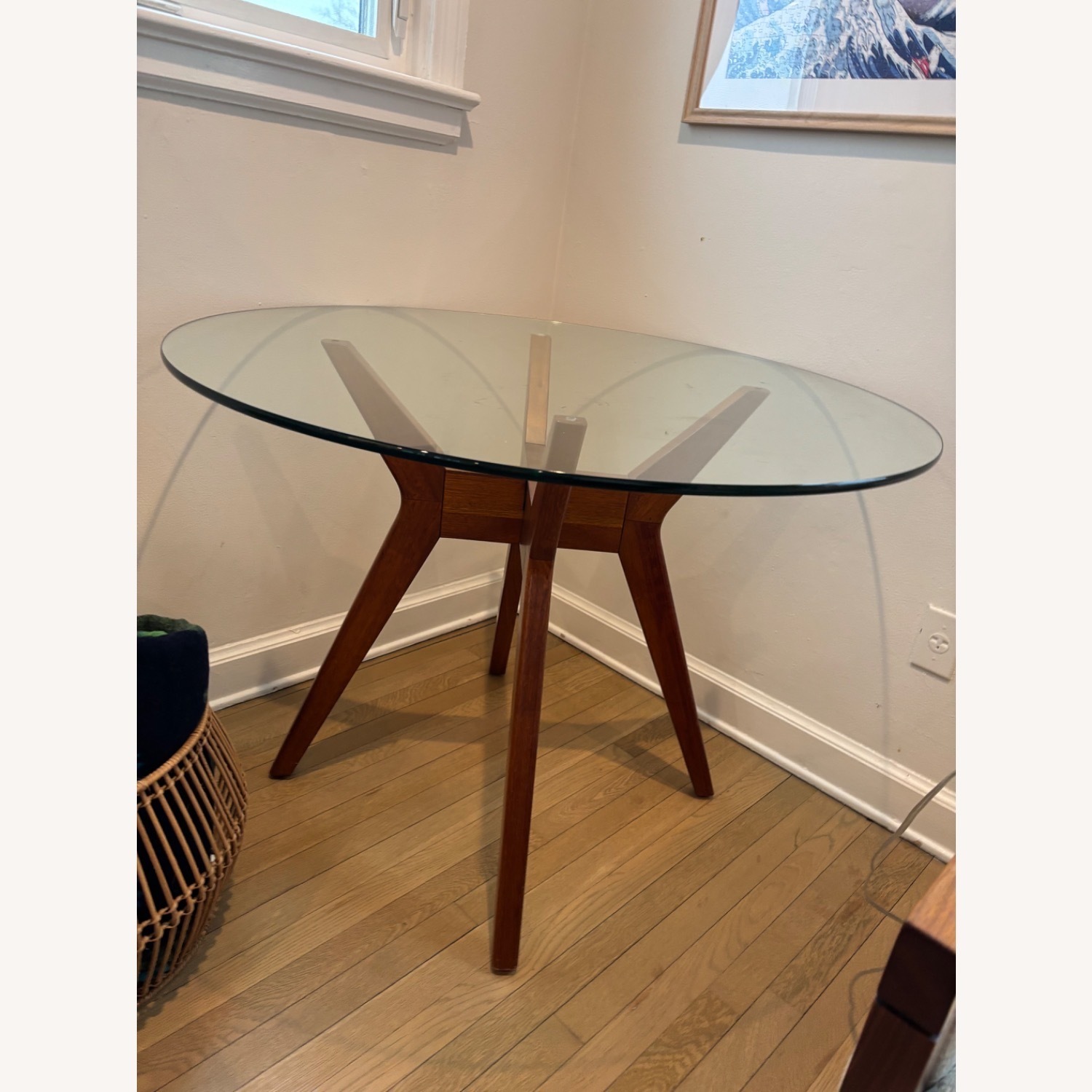 West Elm Jensen Glass Round  Dining Table - image-3