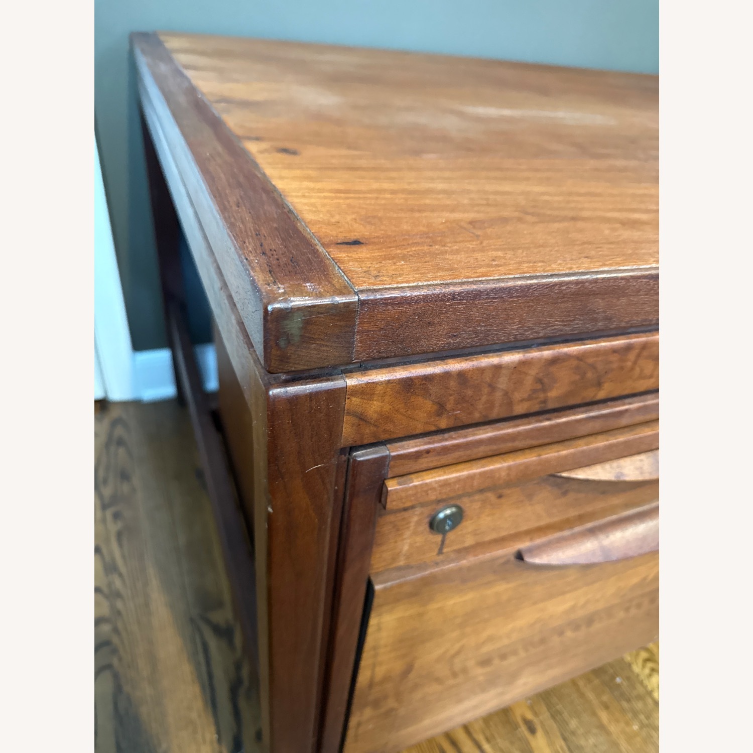 Jens Risom MCM Mid Century Walnut Executive Desk - image-5