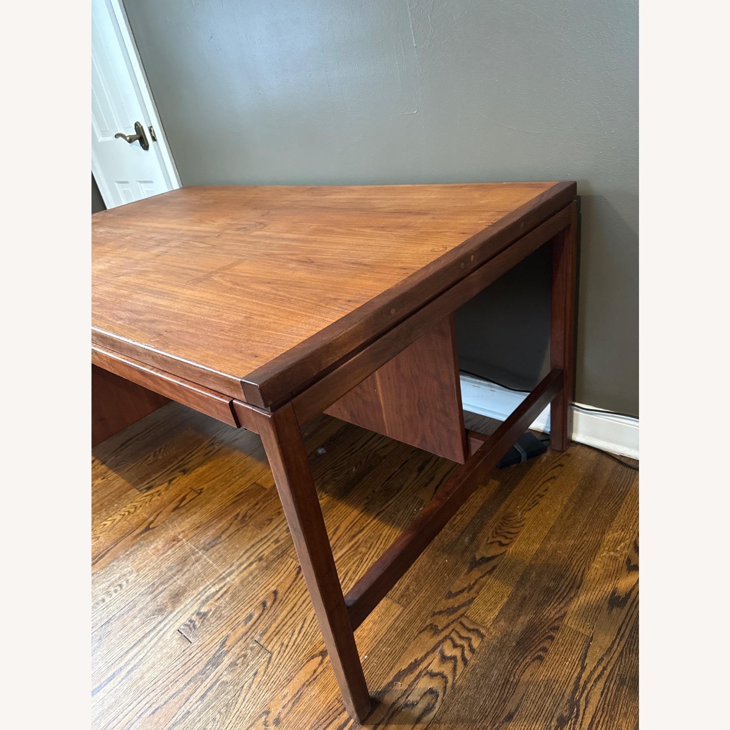 Jens Risom MCM Mid Century Walnut Executive Desk - image-6