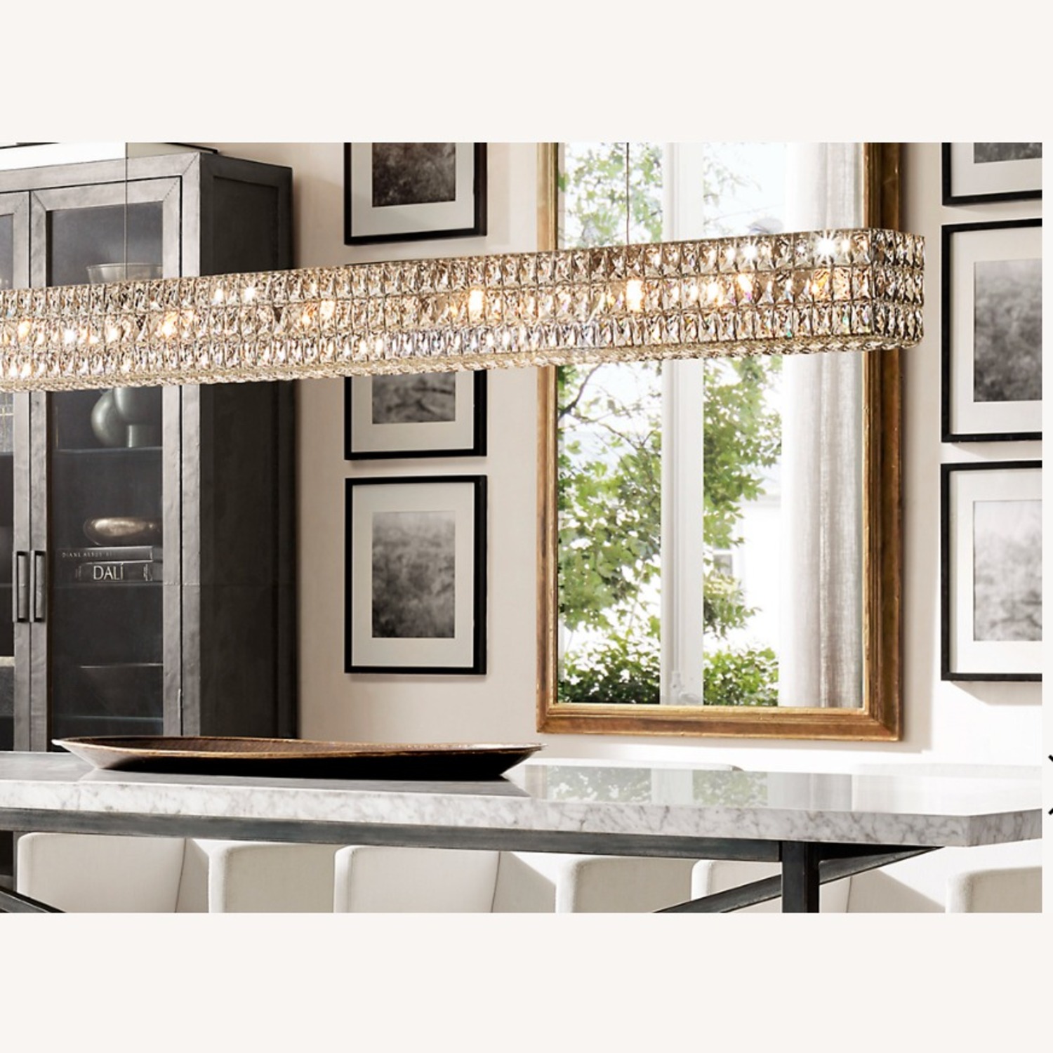 Restoration Hardware English Aged Mirror - Antiqued Brass - image-4