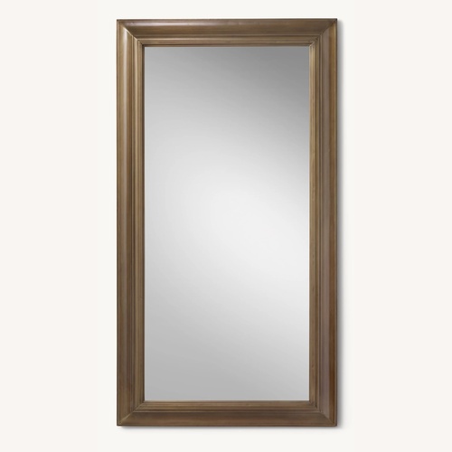 Used Restoration Hardware English Aged Mirror - Antiqued Brass for sale on AptDeco