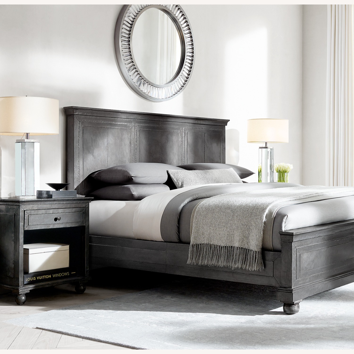 Restoration Hardware Annecy Queen Bed - image-1