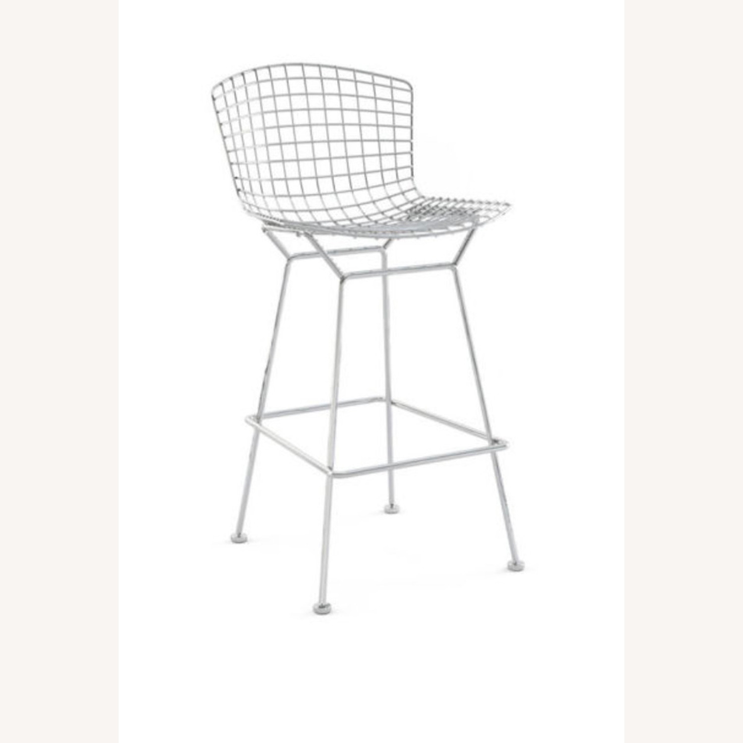 Knoll Silver Bertoia Stool Bar Height - image-1